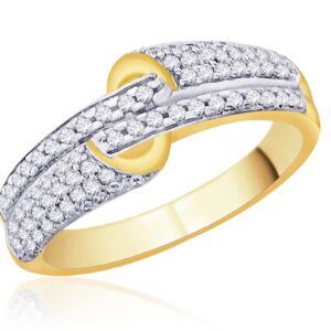 Karatcraft Trilic Gold Diamond 18 K Ring