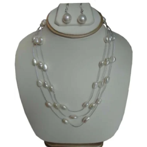 Sri Bansilal Pearls Alloy Jewel Set